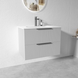 3D-2H 750x450x550mm Grey Wall Hung Plywood Vanity with Ceramic Basin 3D-2H 750x450x550mm Grey Wall Hung Plywood Vanity with Ceramic Basin
